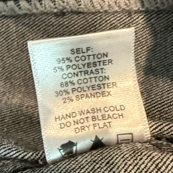 White Birch Black Jean Jacket with Hood NWOT - Picture 8 of 8